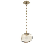 Hammerton LNB0068-01-GB-ZA-CH3-L3 - Nova Round Single Pendant with Chain (LED)