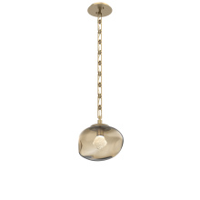 Hammerton LNB0068-01-GB-ZB-CH3-L3 - Nova Round Single Pendant with Chain (LED)