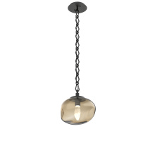 Hammerton LNB0068-01-MB-GB-CH1-L3 - Nova Round Single Pendant with Chain (LED)