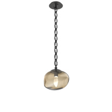 Hammerton LNB0068-01-MB-GB-CH2-L3 - Nova Round Single Pendant with Chain (LED)