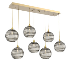 Hammerton PLB0047-07-GB-OS-C01-E2 - Terra Linear 7pc Multi-Pendant