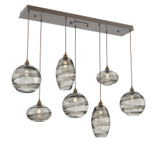 Hammerton PLB0048-07-FB-OS-C01-E2 - Misto Linear 7pc Multi-Pendant