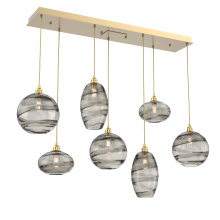 Hammerton PLB0048-07-GB-OS-C01-E2 - Misto Linear 7pc Multi-Pendant