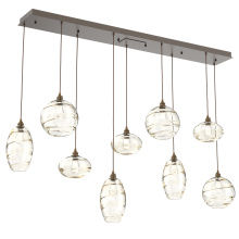 Hammerton PLB0048-09-FB-OA-C01-E2 - Misto Linear 9pc Multi-Pendant