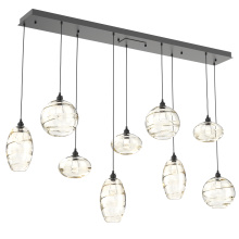 Hammerton PLB0048-09-MB-OA-C01-E2 - Misto Linear 9pc Multi-Pendant