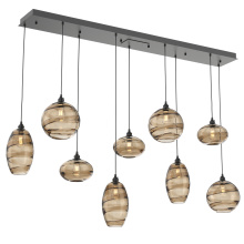 Hammerton PLB0048-09-MB-OB-C01-E2 - Misto Linear 9pc Multi-Pendant