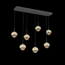 Hammerton PLB0093-07-MB-B-C01-L3-TR - Cabochon Linear 7pc Multi-Pendant