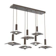 Hammerton PLB0099-07-FB-00-C01-L3-MI - Cumulus Linear 7pc Multi-Pendant