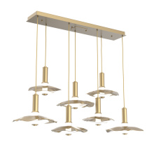Hammerton PLB0099-07-GB-00-C01-L3-WI - Cumulus Linear 7pc Multi-Pendant