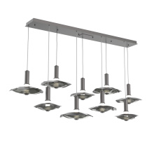 Hammerton PLB0099-09-GP-00-C01-L3-SG - Cumulus Linear 9pc Multi-Pendant