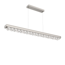 Hammerton PLB0100-60-BS-TF-CA1-L3-000 - Tessera 60-Inch Linear Chandelier