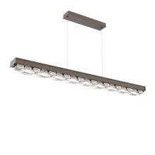 Hammerton PLB0100-60-FB-TE-CA1-L1-000 - Tessera 60-Inch Linear Chandelier