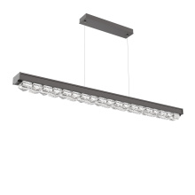 Hammerton PLB0100-60-GP-TF-CA1-L3-000 - Tessera 60-Inch Linear Chandelier