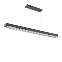 Hammerton PLB0100-60-MB-TP-CA1-L3-000 - Tessera 60-Inch Linear Chandelier