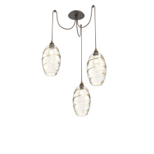 Hammerton SCB0035-03-FB-OA-C01-E2 - Ellisse Round 3pc Swag Multi-Pendant