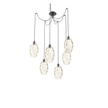 Hammerton SCB0035-06-MB-OA-C01-E2 - Ellisse Round 6pc Swag Multi-Pendant
