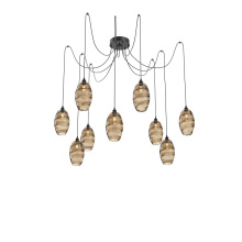 Hammerton SCB0035-09-MB-OB-C01-E2 - Ellisse Round 9pc Swag Multi-Pendant