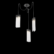 Hammerton SCB0042-03-MB-CR-C01-L3 - Parallel Glass Round 3pc Swag Multi-Pendant