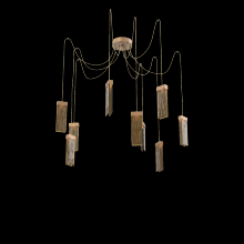 Hammerton SCB0042-09-NB-BG-C01-L3 - Parallel Round 9pc Swag Multi-Pendant