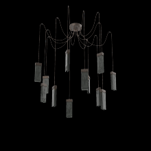 Hammerton SCB0042-12-FB-SG-C01-L1 - Parallel Round 12pc Swag Multi-Pendant