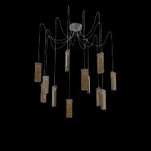 Hammerton SCB0042-12-GP-BG-C01-L3 - Parallel Round 12pc Swag Multi-Pendant