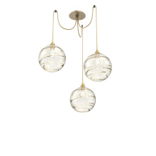 Hammerton SCB0047-03-GB-OA-C01-E2 - Terra Round 3pc Swag Multi-Pendant