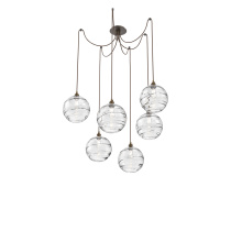 Hammerton SCB0047-06-FB-OC-C01-E2 - Terra Round 6pc Swag Multi-Pendant