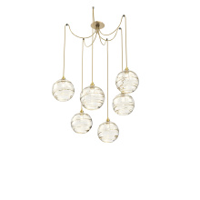 Hammerton SCB0047-06-GB-OA-C01-E2 - Terra Round 6pc Swag Multi-Pendant