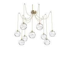 Hammerton SCB0047-09-GB-OC-C01-E2 - Terra Round 9pc Swag Multi-Pendant