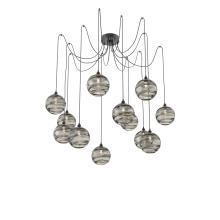 Hammerton SCB0047-12-MB-OS-C01-E2 - Terra Round 12pc Swag Multi-Pendant