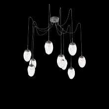 Hammerton SCB0067-09-GP-ZC-C01-L3 - Meteo Round 9pc Swag Multi-Pendant (LED)