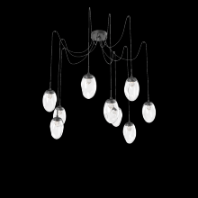 Hammerton SCB0067-09-MB-FC-C01-L1 - Meteo Round 9pc Swag Multi-Pendant (LED)