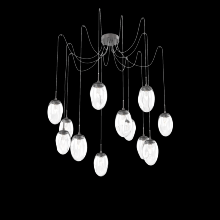 Hammerton SCB0067-12-GP-GC-C01-L3 - Meteo Round 12pc Swag Multi-Pendant (LED)