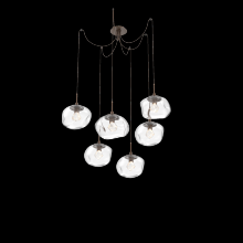 Hammerton SCB0068-06-BB-ZC-C01-L1 - Nova Round 6pc Swag Multi-Pendant