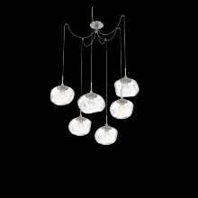 Hammerton SCB0068-06-BS-FC-C01-L1 - Nova Round 6pc Swag Multi-Pendant