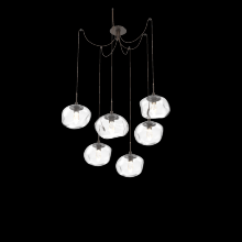 Hammerton SCB0068-06-FB-GC-C01-L1 - Nova Round 6pc Swag Multi-Pendant