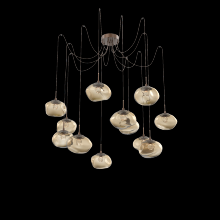 Hammerton SCB0068-12-BB-FB-C01-L1 - Nova Round 12pc Swag Multi-Pendant