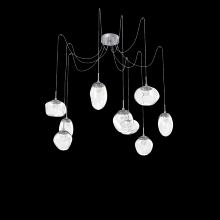 Hammerton SCB0069-09-CS-FC-C01-L1 - Cosmos Round 9pc Swag Multi-Pendant (LED)