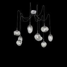 Hammerton SCB0069-09-CS-GS-C01-L3 - Cosmos Round 9pc Swag Multi-Pendant (LED)