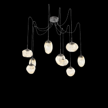 Hammerton SCB0069-09-GP-ZA-C01-L1 - Cosmos Round 9pc Swag Multi-Pendant (LED)