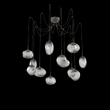 Hammerton SCB0069-12-FB-FS-C01-L1 - Cosmos Round 12pc Swag Multi-Pendant (LED)