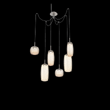 Hammerton SCB0091-06-BS-A-C01-L3 - Vessel Round 6pc Swag Multi-Pendant