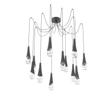 Hammerton SCB0104-12-MB-C-C01-L1-CB2 - Hailstone Round 12pc Swag Multi-Pendant