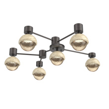 Hammerton SMB0093-H6-GP-A-L1-TR - Cabochon Flush Mount Wall Sconce Graphite