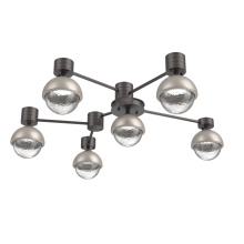 Hammerton SMB0093-H6-GP-C-L1-BS - Cabochon Flush Mount Wall Sconce Graphite