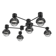 Hammerton SMB0093-H6-MB-C-L1-BM - Cabochon Flush Mount Wall Sconce Matte Black