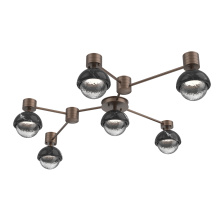 Hammerton SMB0093-HL-BB-C-L1-BM - Cabochon Flush Mount Wall Sconce Burnished Bronze