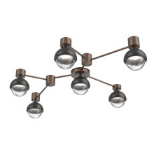 Hammerton SMB0093-HL-BB-C-L1-MB - Cabochon Flush Mount Wall Sconce Burnished Bronze