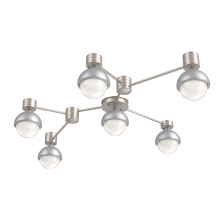 Hammerton SMB0093-HL-BS-WL-L3-CS - Cabochon Flush Mount Wall Sconce Beige Silver