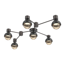 Hammerton SMB0093-HL-GP-A-L1-MB - Cabochon Flush Mount Wall Sconce Graphite